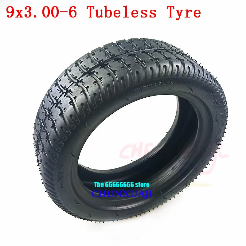 9x3.00-6 Электрический скутер бескамерная дорожная шина ступица двигателя