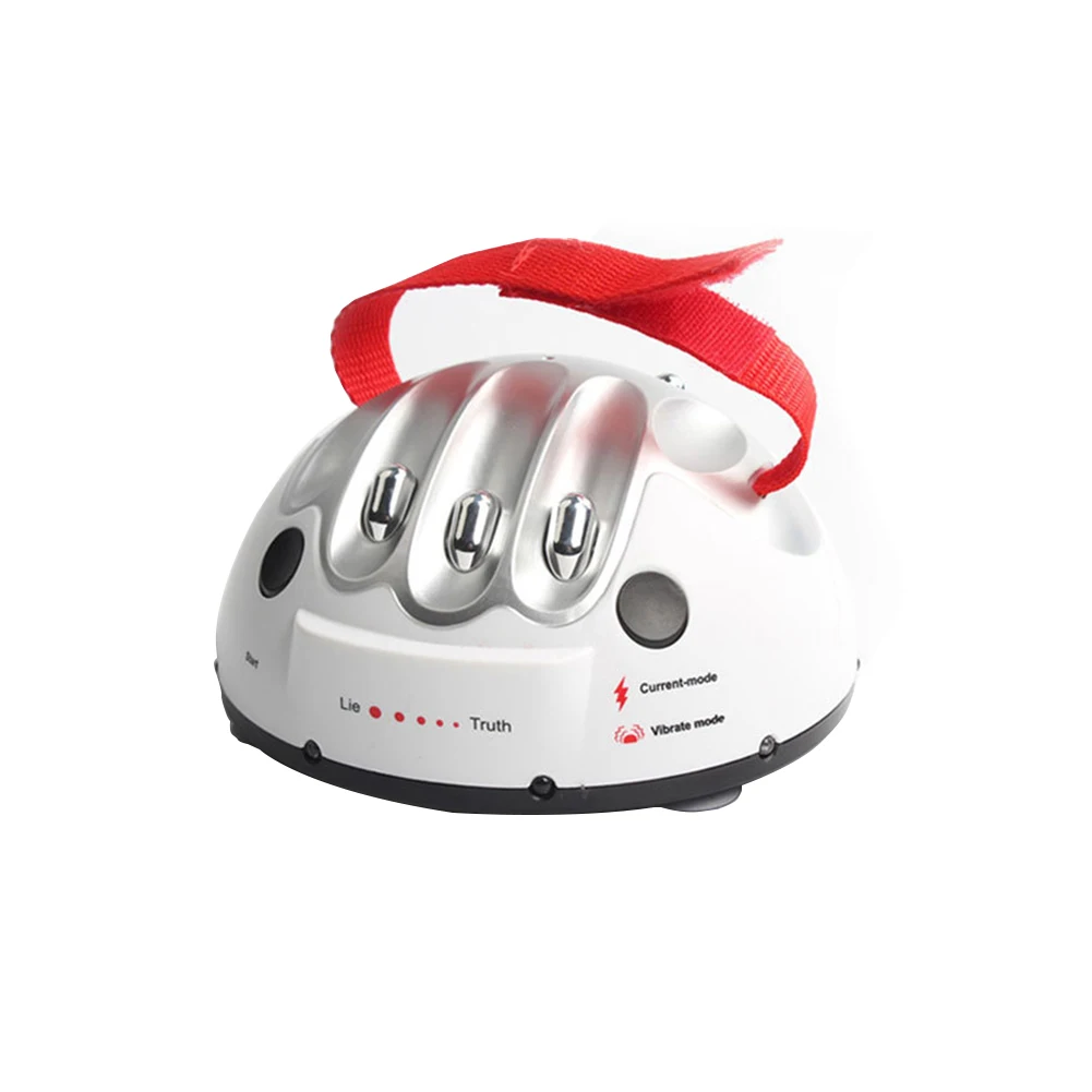 

Electric Shock Lie Detector Tell The Truth Safe Current Lie Level LED Light Party Game Machine Fashionable