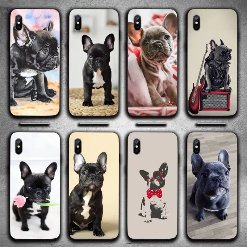 

French bulldog dog cute animal Phone Case For iphone 12 11 13 7 8 6 s plus x xs xr pro max mini