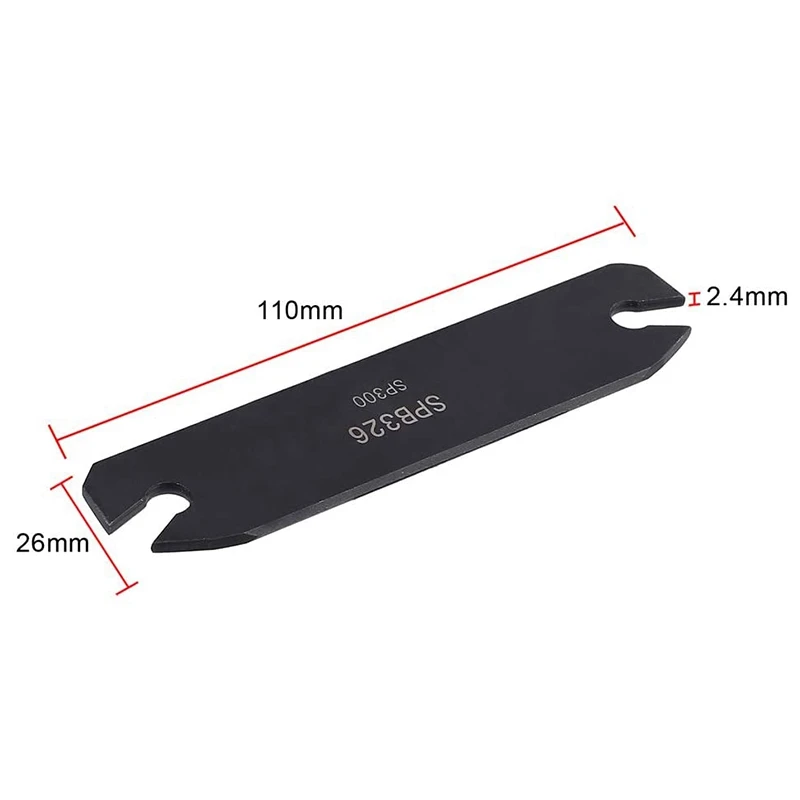 

CNC Lathe Blades Carbide Single-Head Grooving Blades SPB326 Rod + NC3030 Replacement Blades for Siemens and More