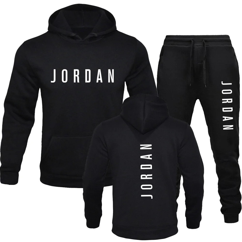 

Autumn Winter Mens Suits With Pants Plus size Warm Tracksuit Sportswear Men's Jogging Sweatsuit Set 4XL Jogger Male Hoodies Coat