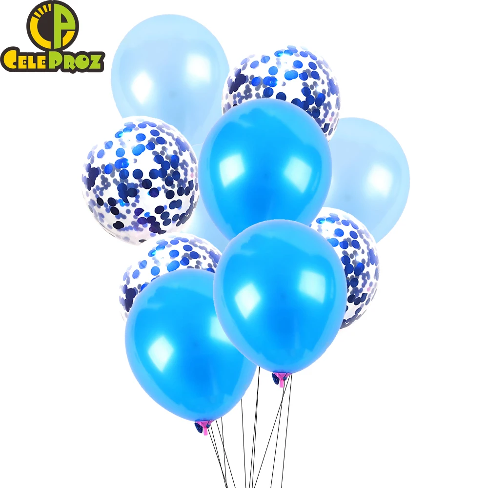 10 шт. 12 дюймов воздушный шар &quotКонфетти&quot День рождения латексные шары для