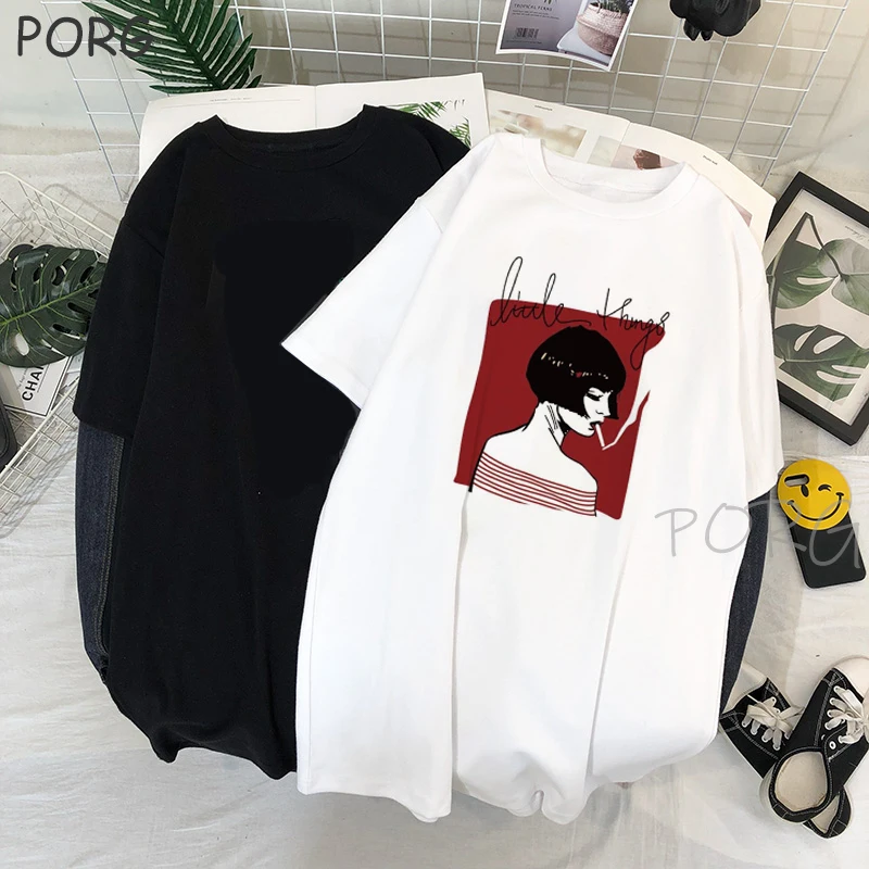 Повседневное женское платье с коротким рукавом Крутое белое летнее прямое