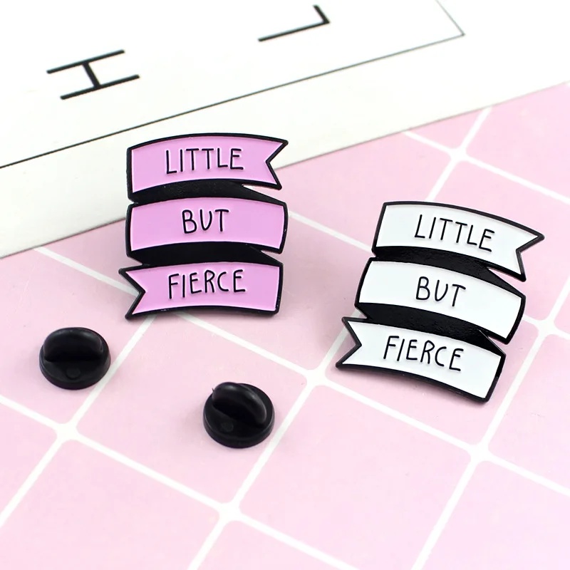 Индивидуальная лента для губ милая креативная брошь в виде капли текста булавка