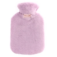 800ml warm winter portable cute with cover pvc reusable home office hot water bottle soft pain relief hand warmer leakproof
