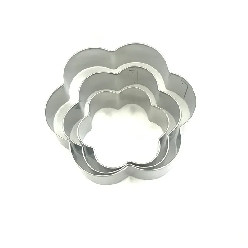3 шт./упак. виде незаполненного круга сердце Нержавеющая сталь Sugarcraft Печенье Торт