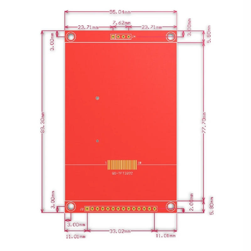 3 2 дюймов 320x240 MCU SPI серийный TFT ЖК-модуль дисплей экран с пресс-панелью встроенный