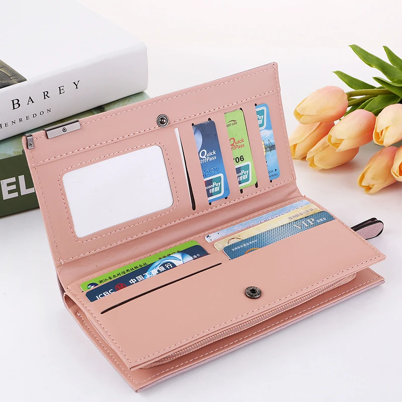 Кожаный женский кошелек для телефона Женский сумки дорожный женские кошельки