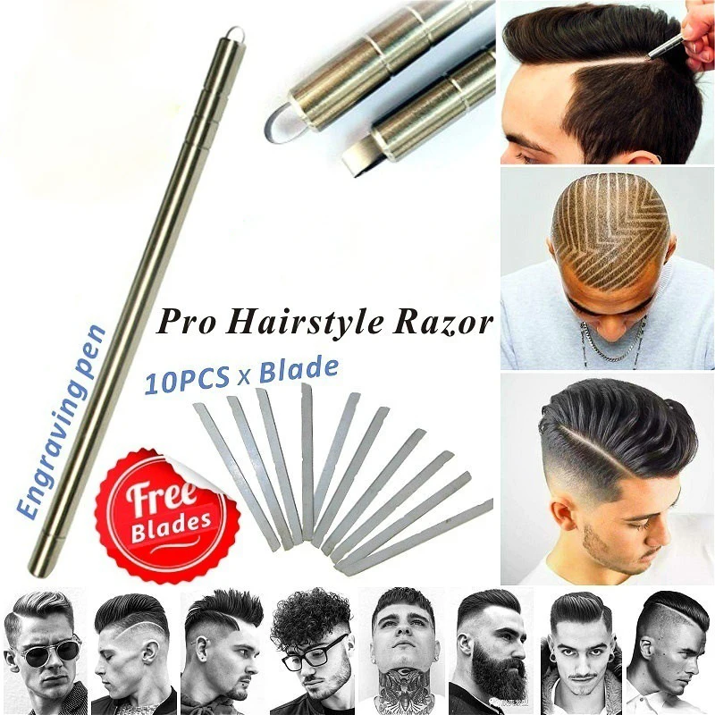 Прямая поставка профессиональные Волшебные ножницы для гравировки бороды ручка
