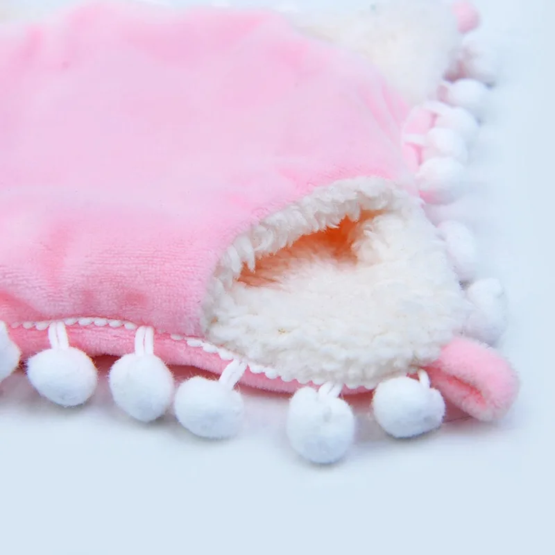 Cat Hamster hammock Warm Flannel Chinchilla Hammock Guinea Rabbit Kitten Hanging Bed Cage Accessories Pet Swing | Дом и сад