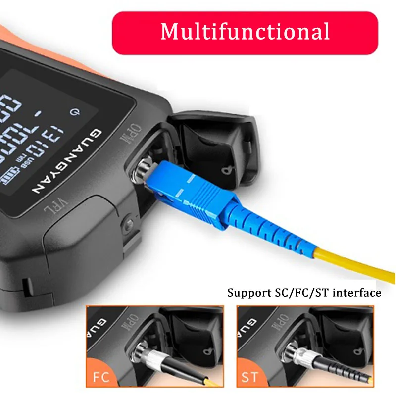 NEW 2020 6 in 1 Multifunction Optical Power Meter Visual Fault Locator Network Cable Test optical fiber tester 5km 15km VFL | Мобильные
