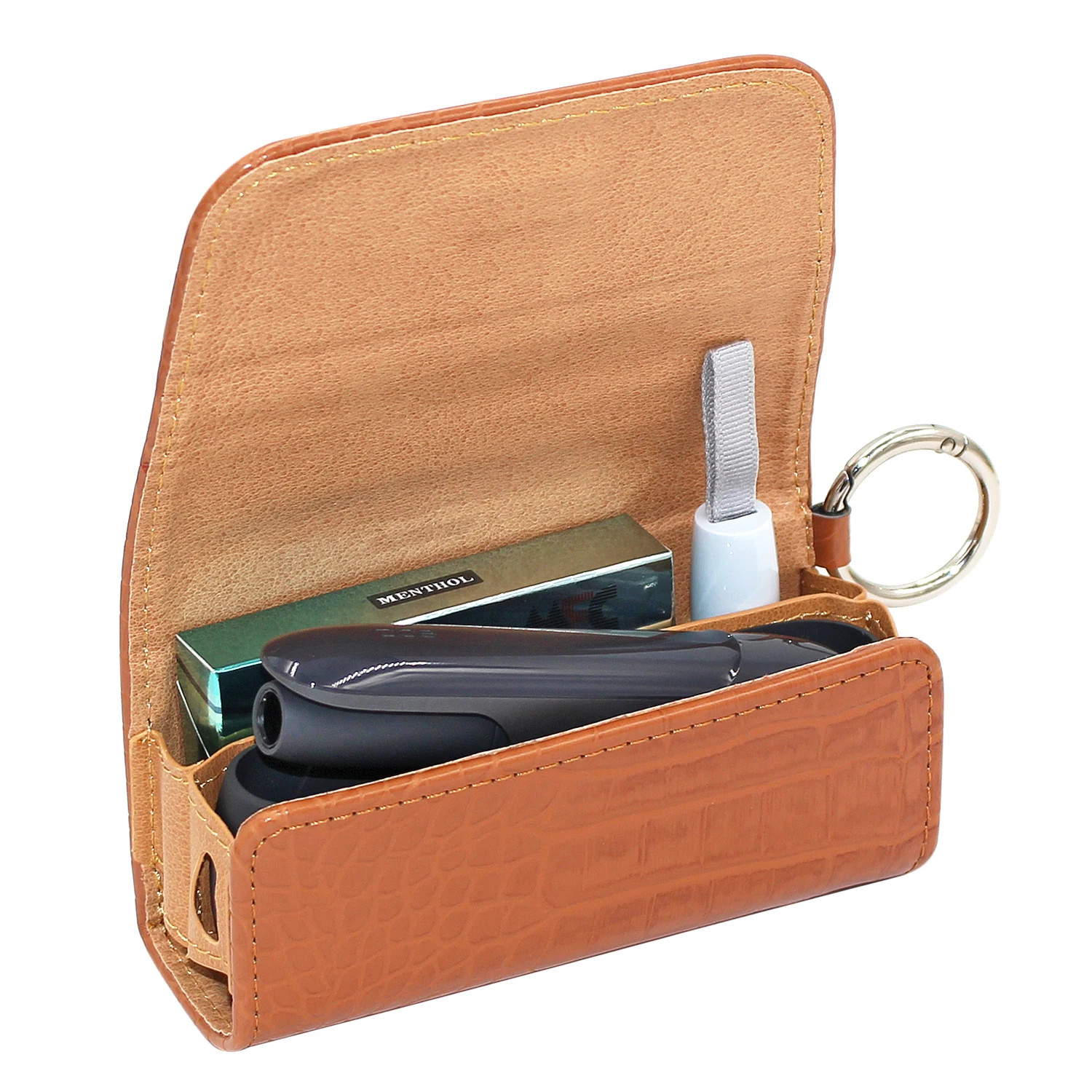 Чехол-книжка для Iqos 3 0 Duo кожаный чехол-бумажник с кольцом 7 цветов | Электроника