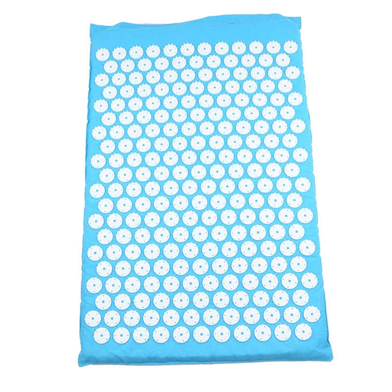 Blue mat only ITSTYLE Йога Акупрессура массажные коврики для спины тела снятия стресса напряжения ABS Спайк расслабляющий коврик для боли - Цвет: Blue mat only