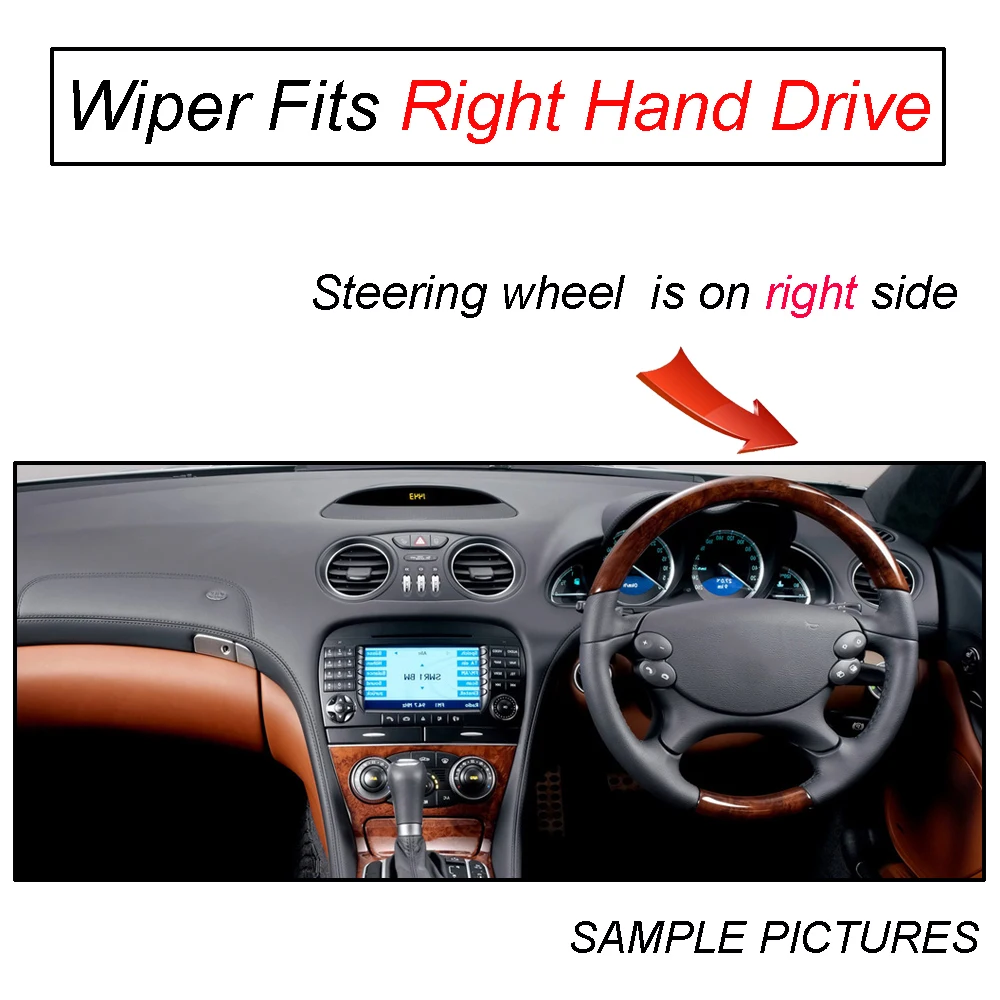 Right Hand Drive Стеклоочиститель Erick's LHD& RHD передние щетки стеклоочистителя для Mercedes Benz E Class W211 S211 02-09 лобовое стекло Переднее стекло 2"+ 26" - Цвет: Right Hand Drive