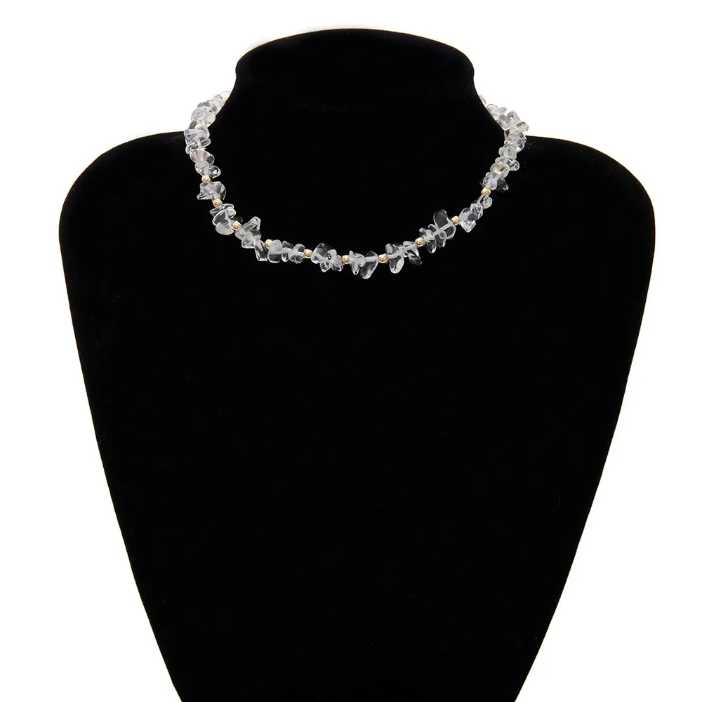 Женское прозрачное вечерние жерелье с кристаллами в морском стиле | Украшения и