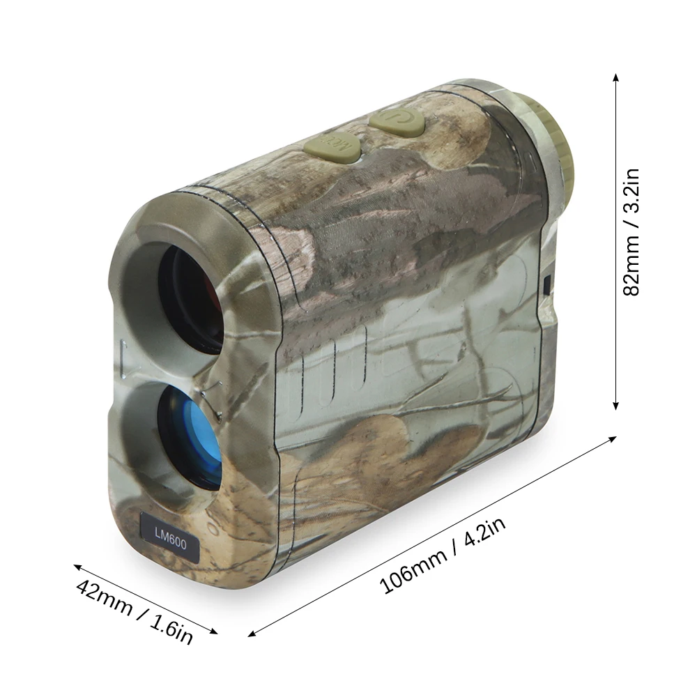 Monocular laser Distance Meter Rangefinder 600m Golf Hunting Telescope Speed Measure Tester | Спорт и развлечения