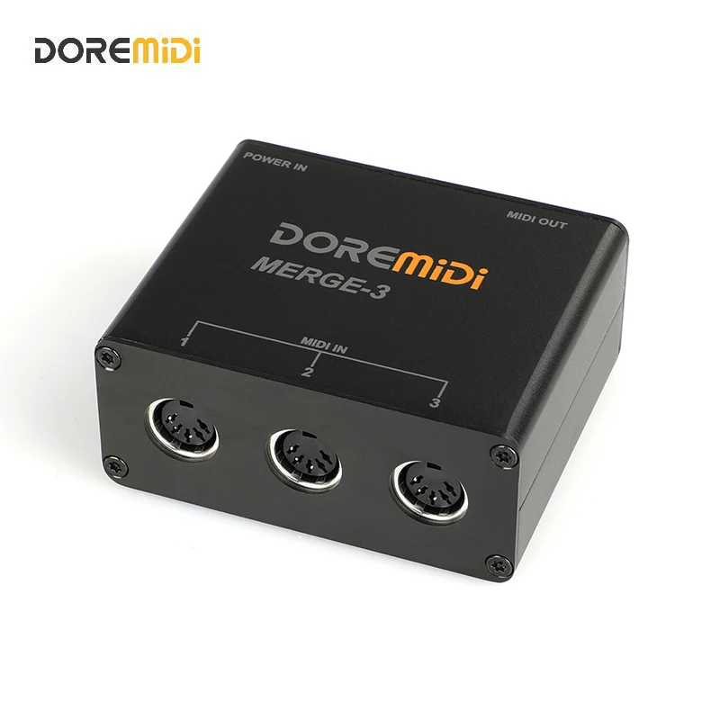 Doremidi Midi Entrada Saída Suporte Usb Power Mesclar-5 Fusão-3 2