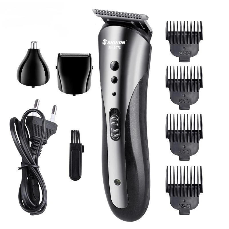 

SHINON All 3-In-1 Rechargeable Hair Clipper For Men Waterproof Wireless Electric Shaver Beard Nose Ear Shaver Hair Trimmer