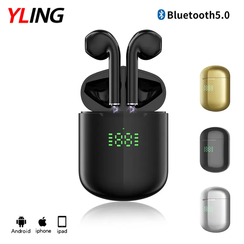 Беспроводная Bluetooth гарнитура со светодиодной подсветкой умные сенсорные Hi Fi