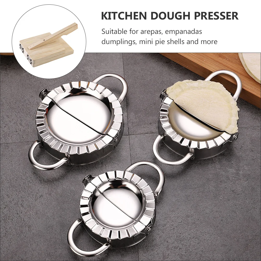 

2pcs Dough Pressing Tool Dough Presser Dumpling Makers Dumpling Accessories Dumpling Skin Tool Kit Dumpling Skin Tool