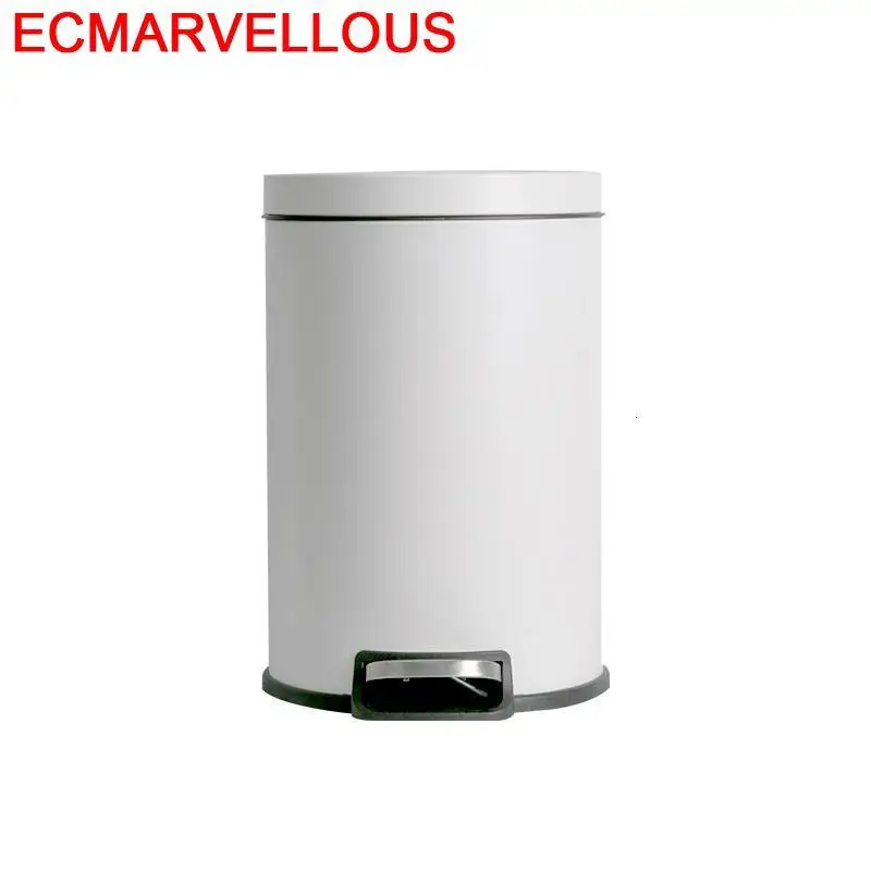 Trashcan Cubo Basura Reciclaje Lixeira De Banheiro кухонная мусорная корзина с педалью для мусора