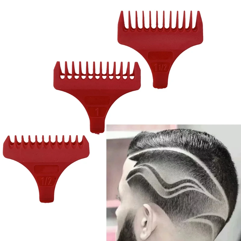 

Professional Guide Comb Set Hair Clipper Limit Combs 1.5mm 3mm 4.5mm Standard Attachment Trimmer Part Accessories for Wa