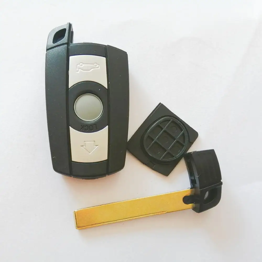 Чехол для ключа с логотипом и 3 кнопками BMW 1 5 6 7 серии E90 E91 E92 E60|Ключ от авто| |