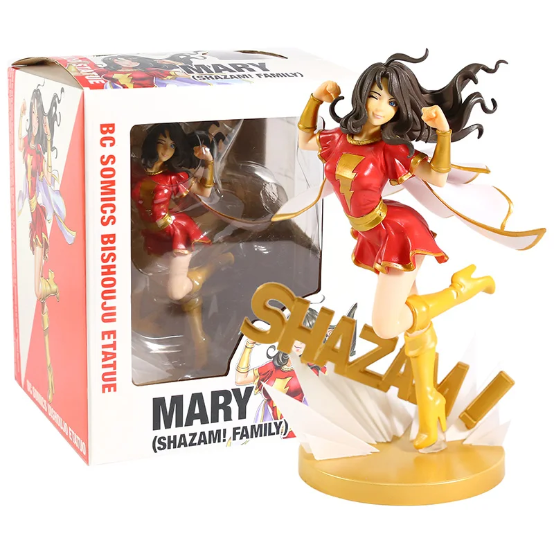 Bishoujo Shazam! Статуя из ПВХ Mary Batson 1/7 Коллекционная модель игрушка|Игровые фигурки и
