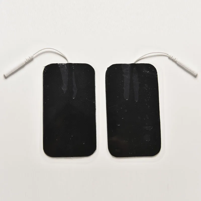

1Pair Electrode Pads Long-Life Head Electrode Lead Wires/Cable TENS Electrode Pads For EMS Tens Machine Massager