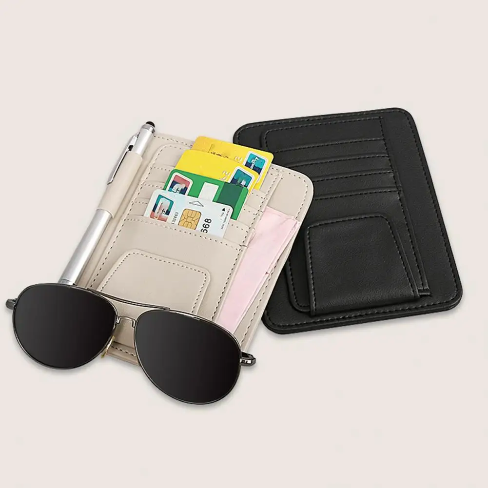 Универсальный многофункциональный автомобильный Органайзер на козырек для