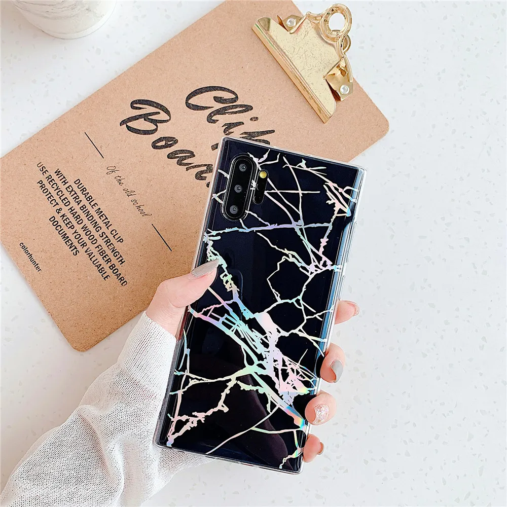 Винтажный мраморный чехол для Samsung Galaxy S10 Plus S10e S8 S9 Note 8 9 мягкий IMD полностью