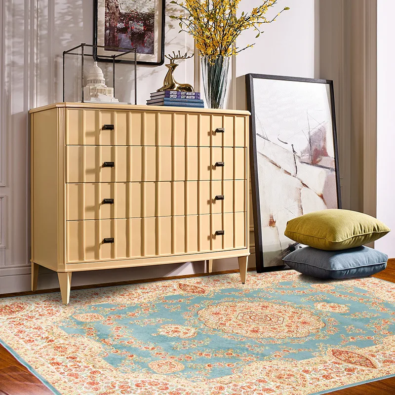 Роскошный Европейский плюшевый ковер вилла гостиная диван спальня прикроватная