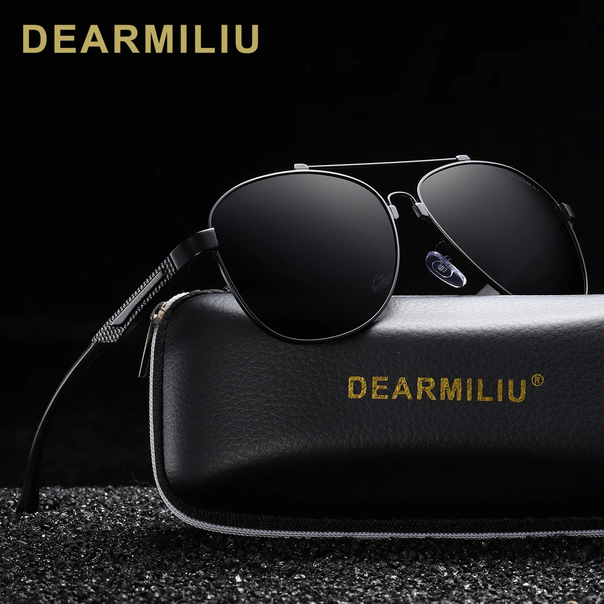 

DEARMILIU 2019 Brand Men Aluminum Sunglasses Polarized UV400 Mirror Male Sun Glasses Women For Men Oculos de sol