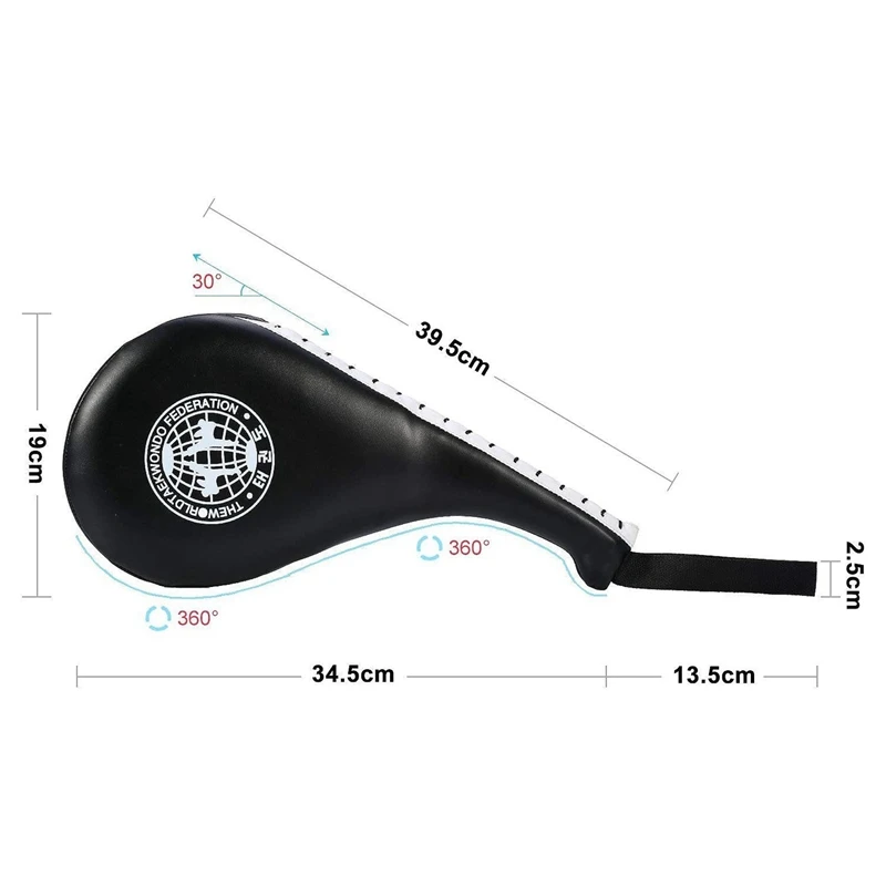 Тхэквондо двойной удар Pad Целевая таэквондо карате кикбоксинг обучение ногами