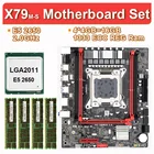 Комплект материнской платы JingSha X79M с LGA2011 combos Xeon E5 2650 CPU 4 шт. x 4 ГБ = 16 Гб памяти DDR3 ECC ОЗУ 1333 МГц