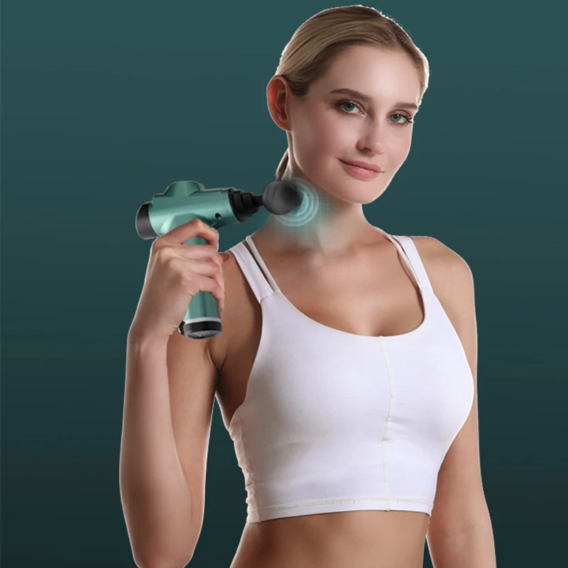

2020 New 7800r LCD Display Body Massage Gun Exercising Muscle Electric Massager for Body and Neck Vibrator Deep Slimming Shaping