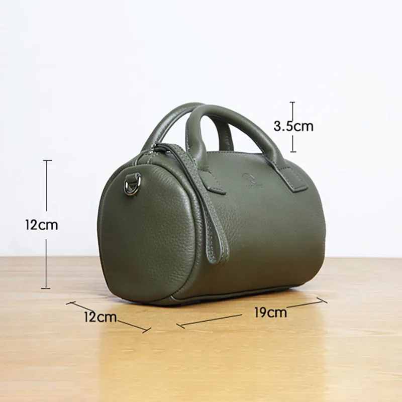 

EUMOAN One-shoulder women's bag, cowhide handbag, simple stiletto bag