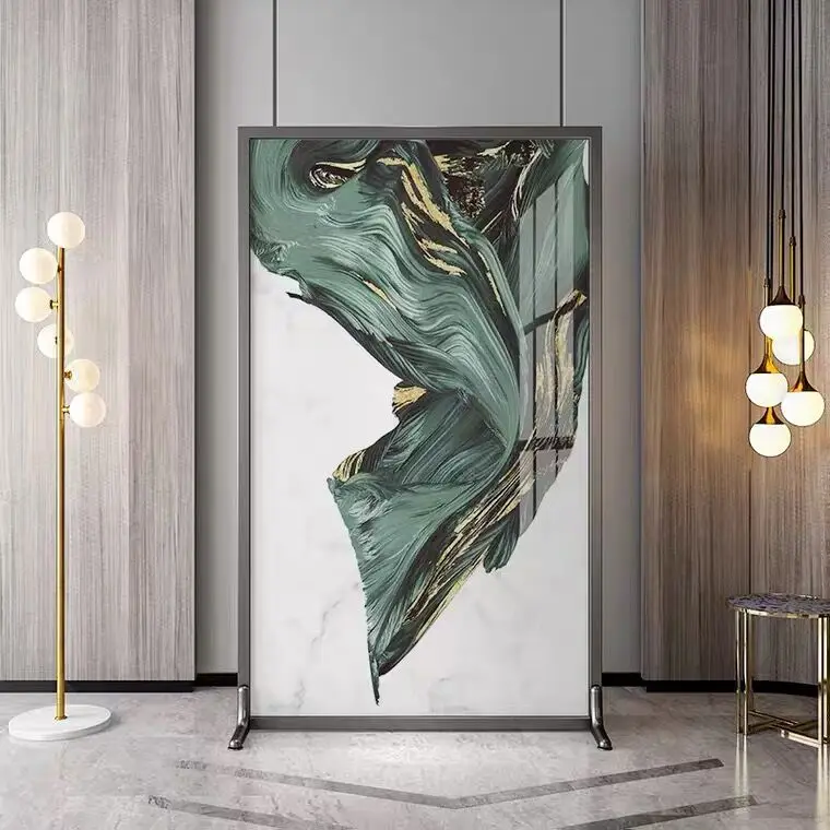 

Светильник для экрана из нержавеющей стали, роскошный художественный узор, экран для сиденья, перегородка для спальни, украшение для дома SUS...