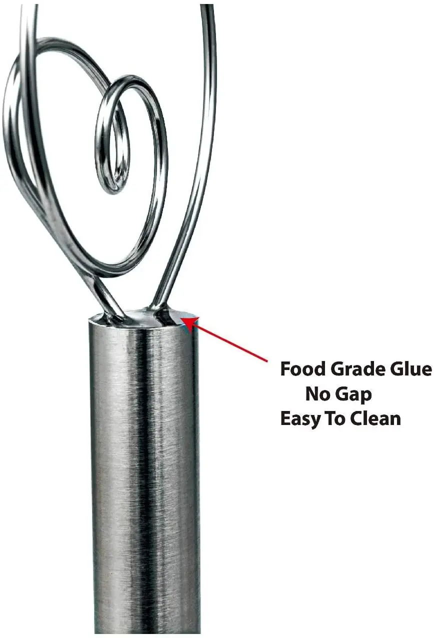 Датский венчик для теста 12 дюймов Нержавеющая сталь тесто|Набор посуды| |