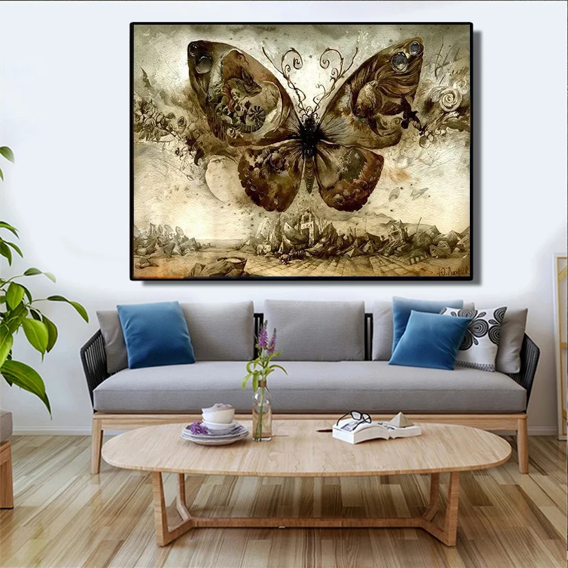 

5D DIY Full Round /Square Diamond Painting Butterfly Landscape 3D Embroidery Cross Stitch Rhinestone Mosaic Home Decor Gift