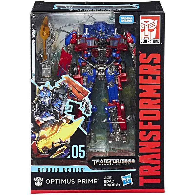 Оригинальные игрушки Hasbro Трансформеры Studio Series 05 Class Voyager Movie 2 Optimus Prime для детей с