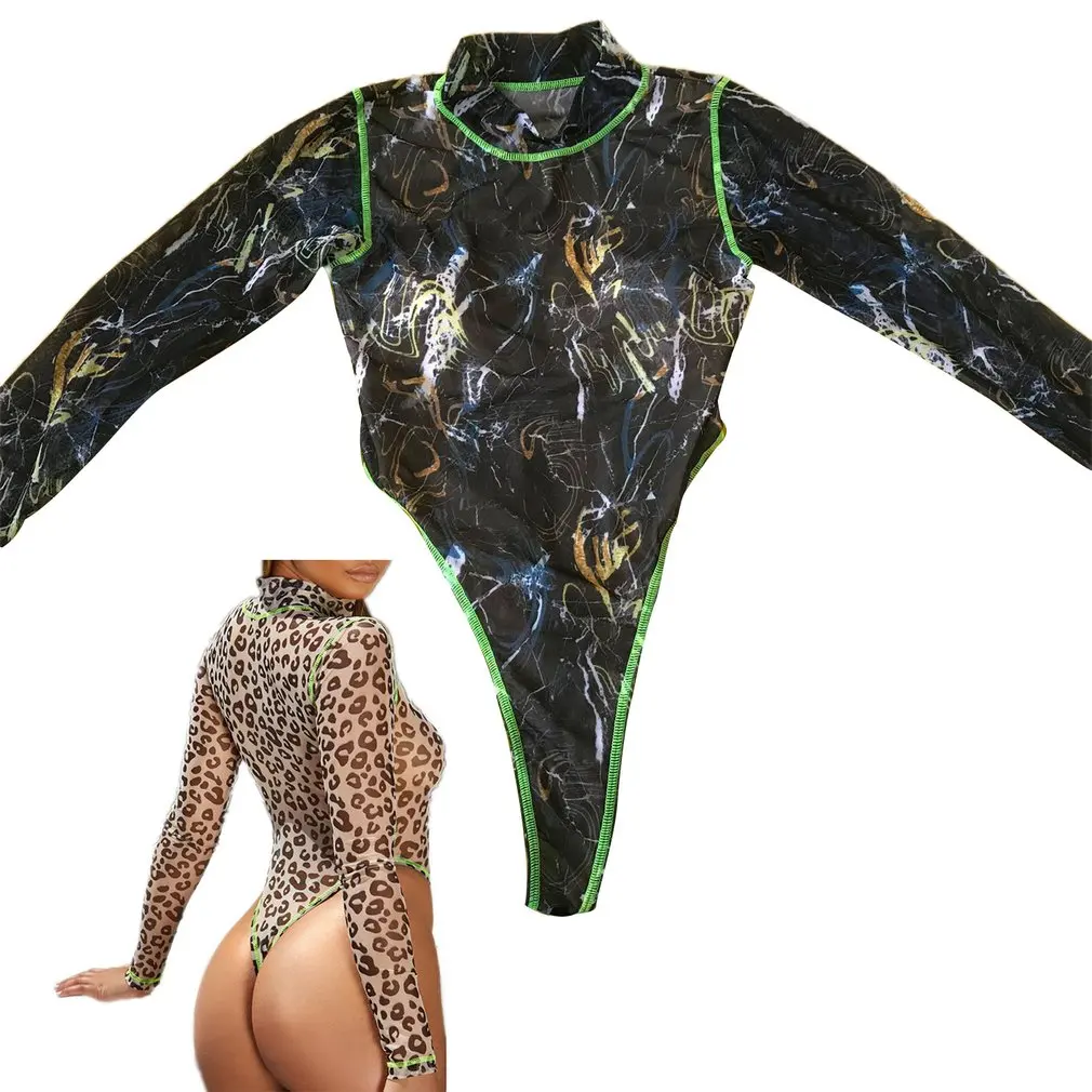 Женская одежда красивая элегантная женский купальник спандекс длинный рукав