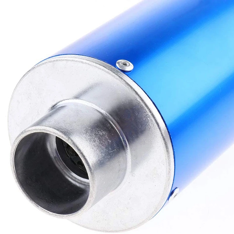 

38mm Caliber Motorcycle Slip on Exhaust Muffler Pipe Full System for 50-150Cc Trail Dirt Bike Adjustable Mute