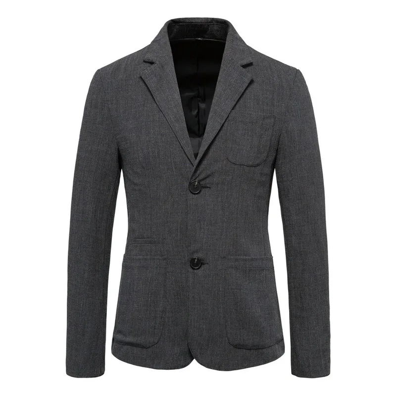 

Men Clothing 2020 Autumn New Large Size Suit Jacket European American Fashion Large Size Two Button Suit Men's Jacket
