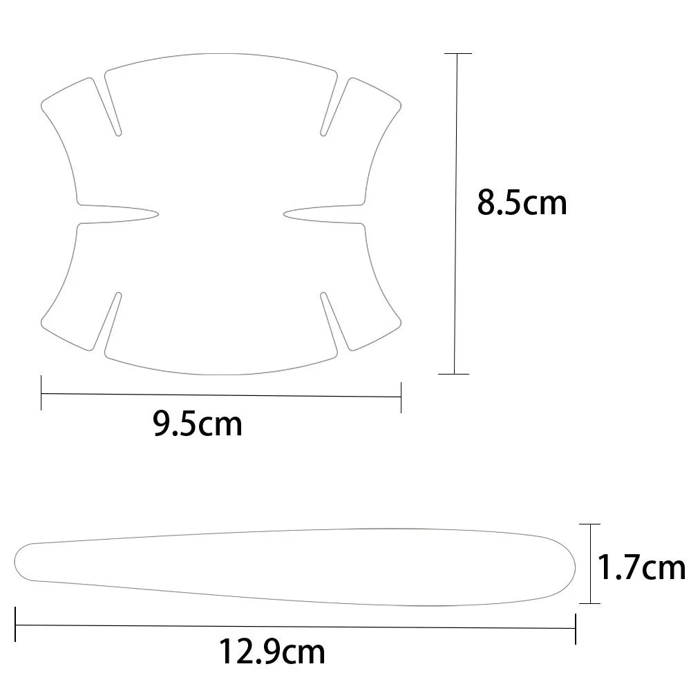 Защитная пленка-наклейка для автомобильной ручки двери (8 шт.) для Peugeot, Fiat, Toyota, Haval, Ford, Jaguar, Lada, Suzuki, MG, Opel, Kia, Saab.