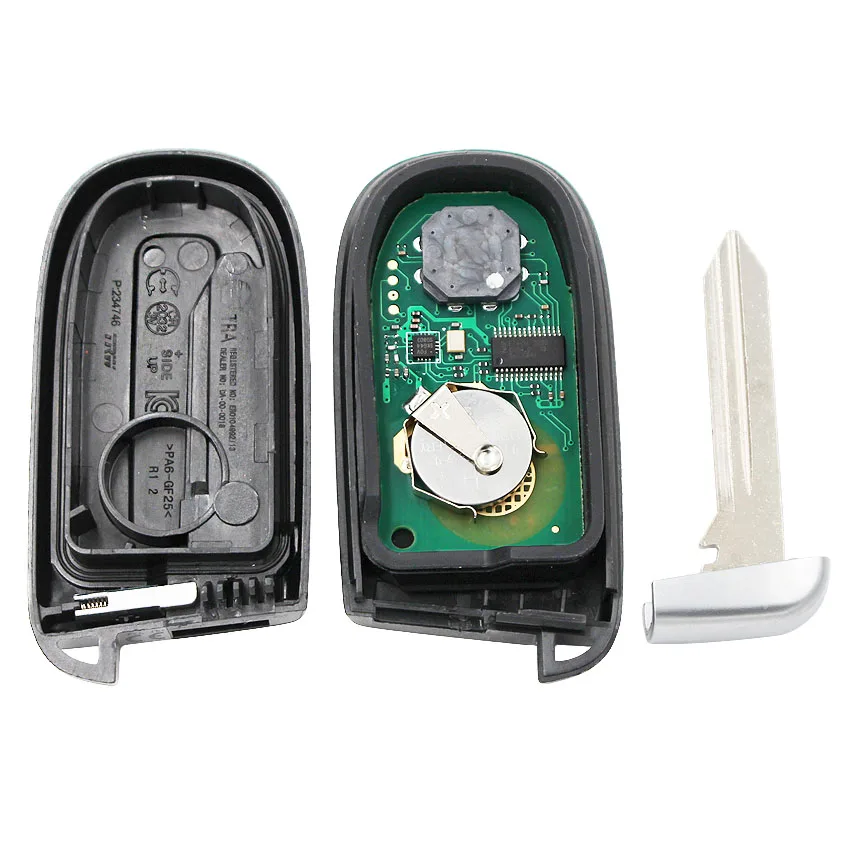 5/4 + 1 кнопка дистанционный смарт ключ брелок для Jeep Cherokee RAM 433MHz 7953M 4A чип FCC ID : GQ4