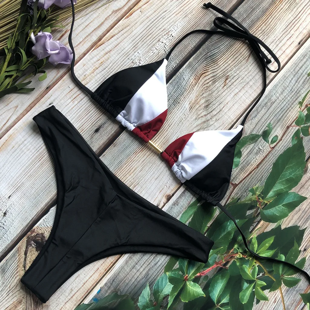 Бикини 2021 сексуальный женский комплект бикини с принтом Мягкий Одежда для