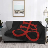 copy of leviathan occult satanic blanket bedspread bed plaid rug bedspread 150 hoodie blanket beach towel luxury