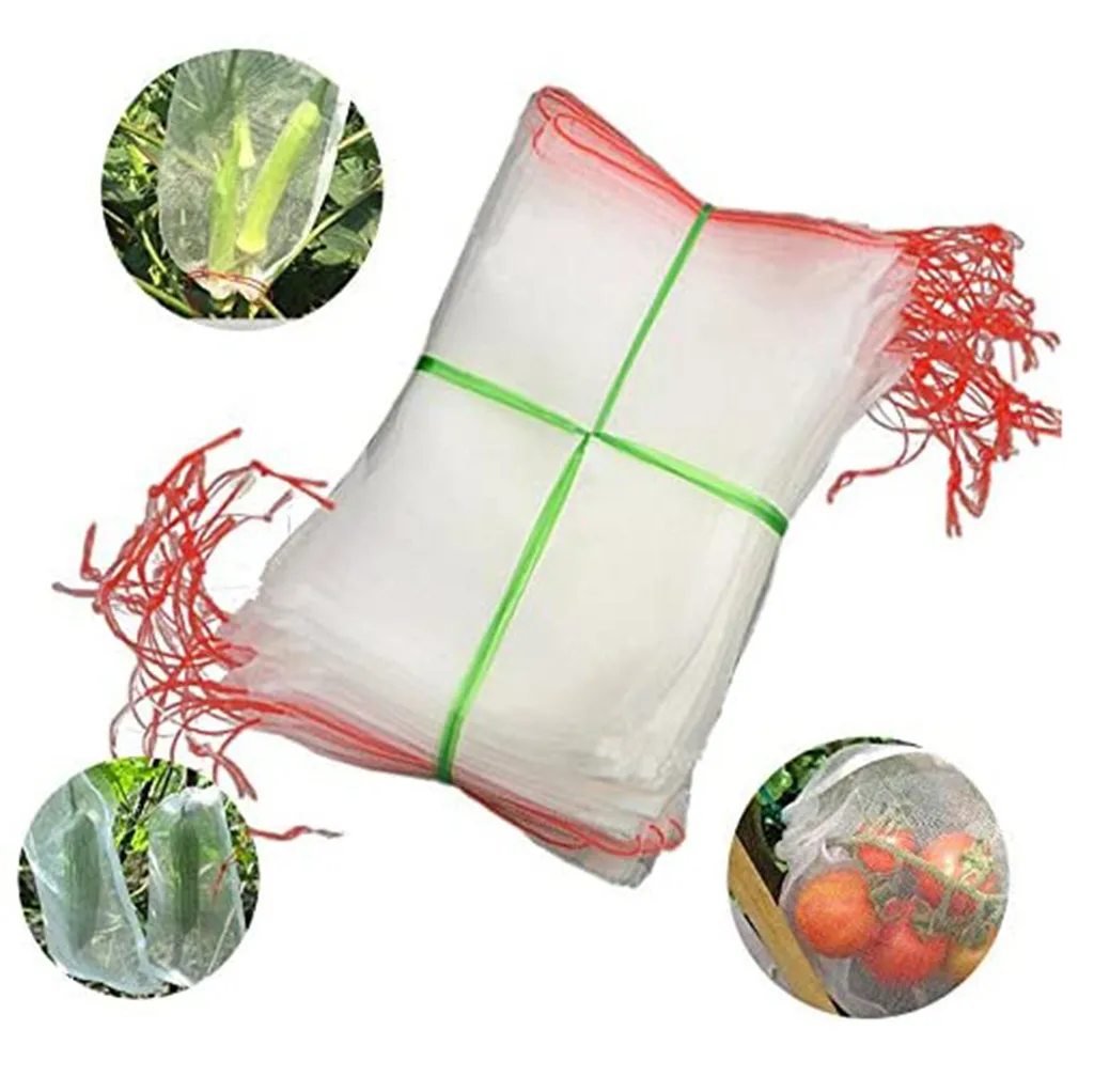 Сетчатая Сумка для защиты садовых растений комплект из 50 защитных сетчатых
