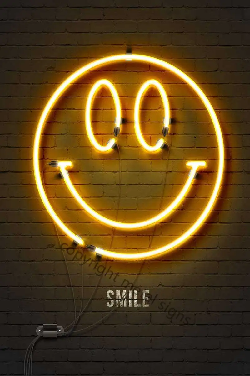 

Неоновая вывеска со смайликом, жестяные таблички, настенное украшение для комнаты, ретро винтажная неоновая вывеска для мужчин, пещера, паб,...